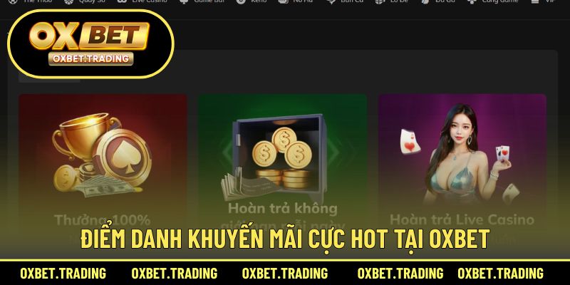 Điểm danh khuyến mãi cực hot tại OXBET